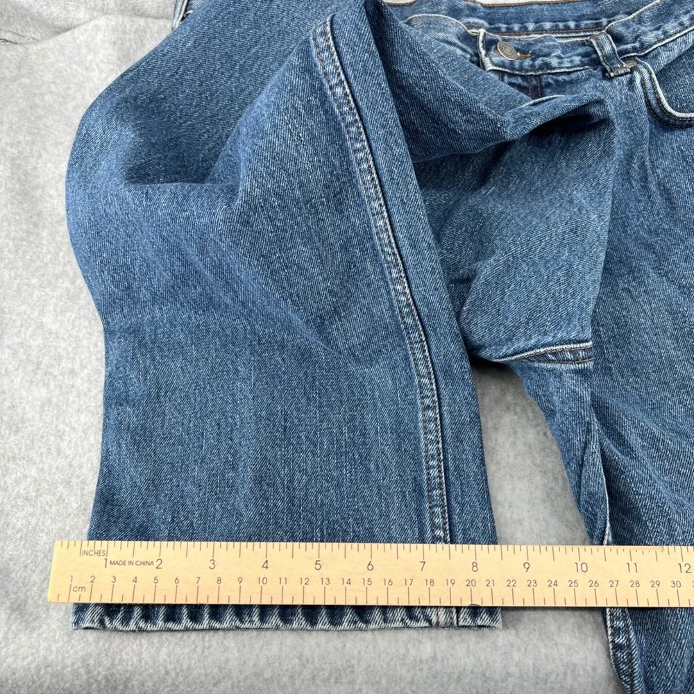 Brooks Brothers 346 Mens Straight Leg Jeans Blue Medium Wash 38x30 100% Cotton